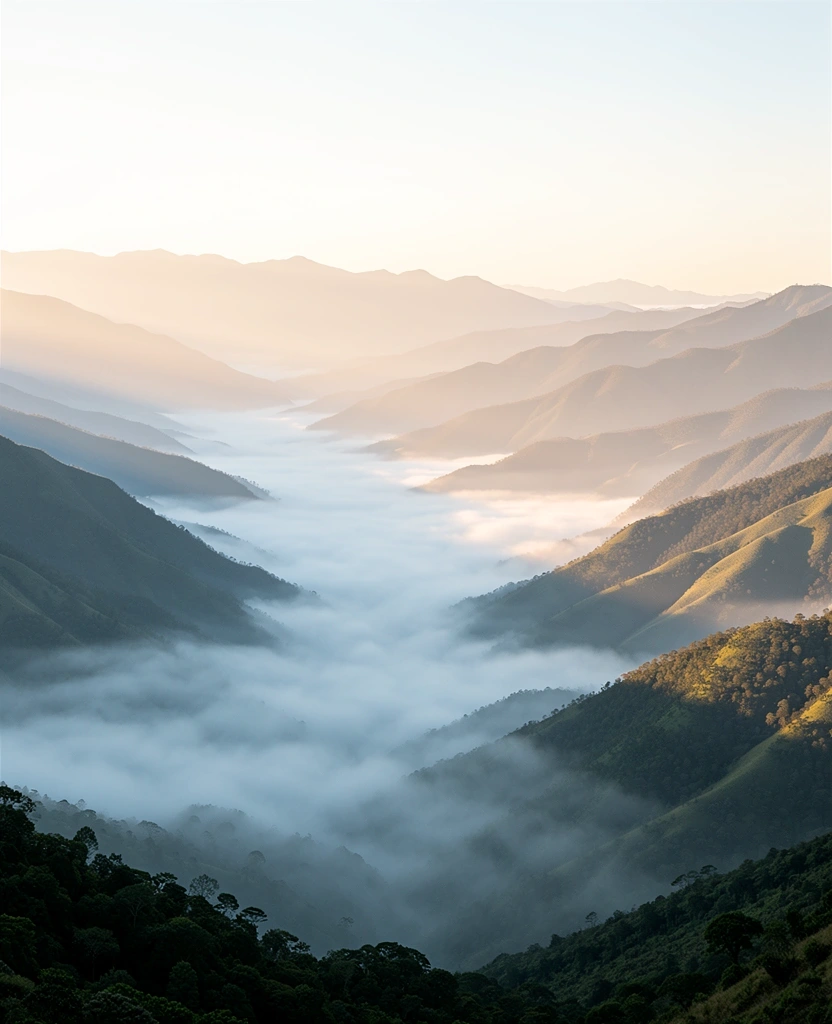 Paisaje sereno de Venezuela